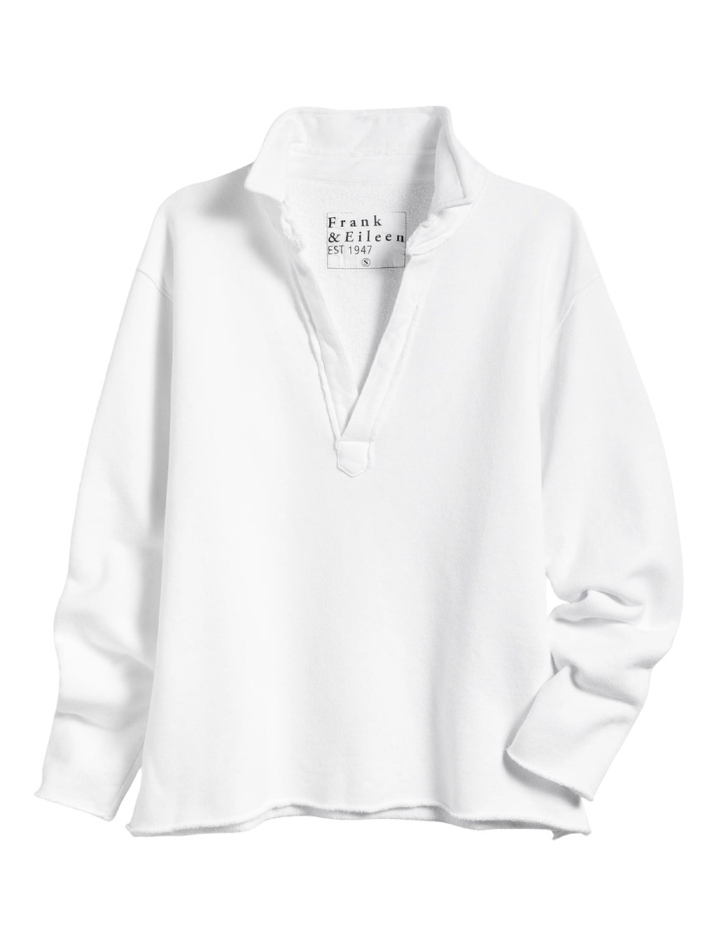 Frank & Eileen NWD Patrick Triple Fleece White Size S